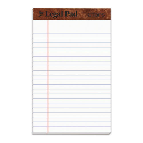 "the Legal Pad" Ruled Perforated Pads, Narrow Rule, 50 White 5 X 8 Sheets, Dozen