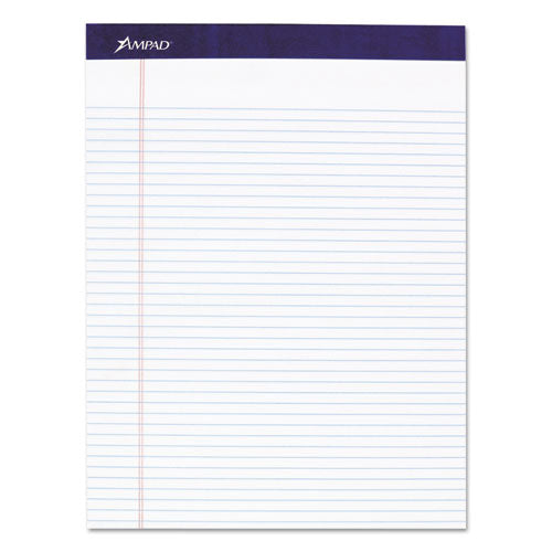 Legal Ruled Pads, Narrow Rule, 50 White 8.5 X 11.75 Sheets, 4/pack