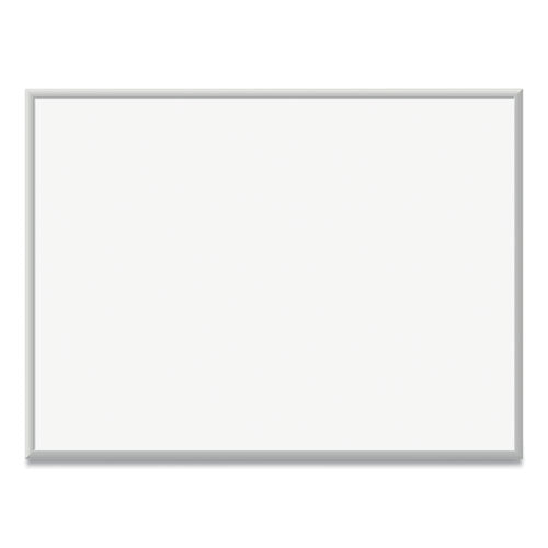 Magnetic Dry Erase Board With Aluminum Frame, 47 X 35, White Surface, Silver Frame