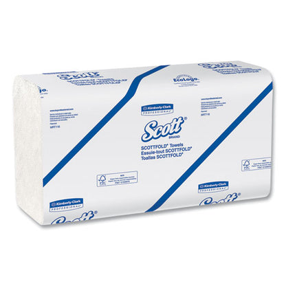 Essential Low Wet Strength Multi-fold Towels, 1-ply, 9.4 X 12.4, White, 175/pack, 25 Packs/carton