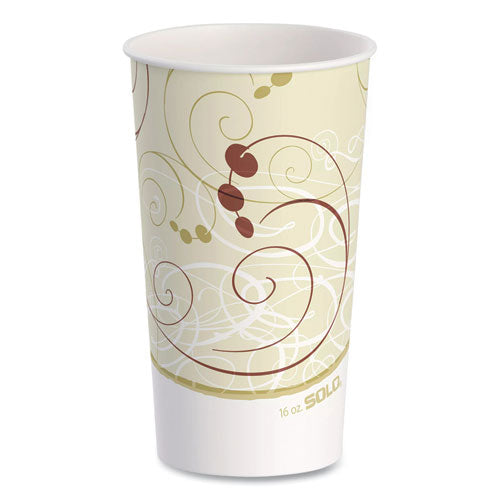 Double Sided Poly (dsp) Paper Cold Cups, 16 Oz,  Beige/white, 50/sleeve, 20 Sleeves/carton