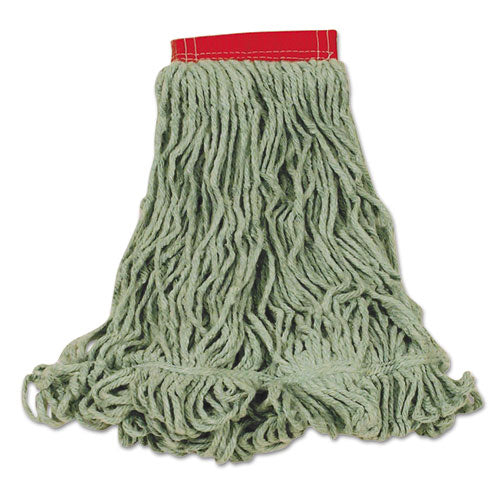 Super Stitch Blend Mop Heads, Cotton/synthetic, Green, Large