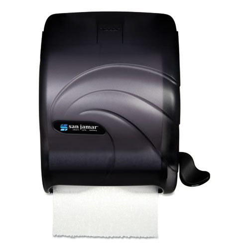 Element Lever Roll Towel Dispenser, Oceans, 12.5 X 8.5 X 12.75, Black Pearl