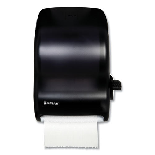 Lever Roll Towel Dispenser, Classic, 12.94 X 9.25 X 16.5, Transparent Black Pearl