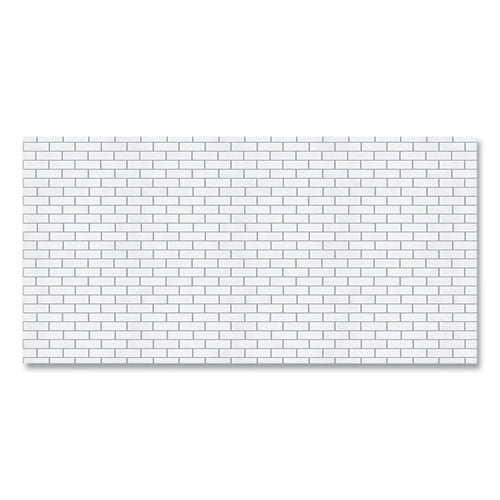 Fadeless Paper Roll, 50 Lb Bond Weight, 48 X 50 Ft, White Subway Tile
