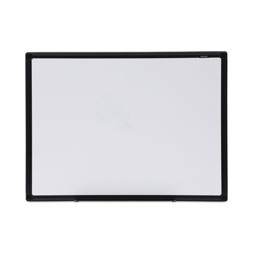 Design Series Deluxe Dry Erase Board, 24 X 18, White Surface, Black Anodized Aluminum Frame