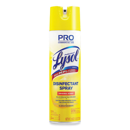 Disinfectant Spray, Original Scent, 19 Oz Aerosol Spray