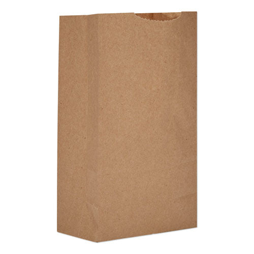 Grocery Paper Bags, 30 Lb Capacity, #3, 4.75" X 2.94" X 8.56", Kraft, 500 Bags