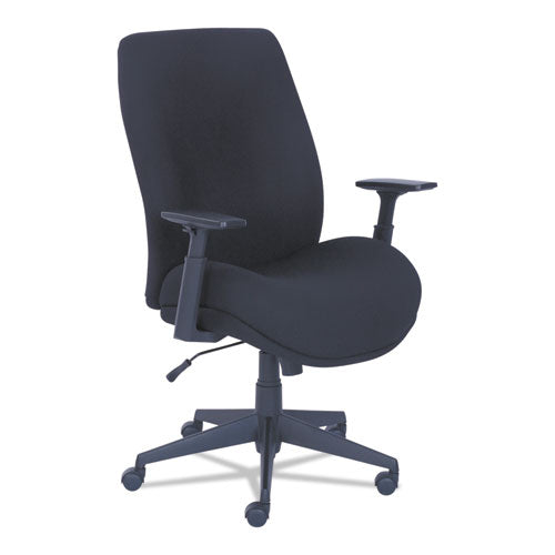 Baldwyn Series Mid Back Task Chair, Supports Up To 275 Lb, 19" To 22" Seat Height, Black