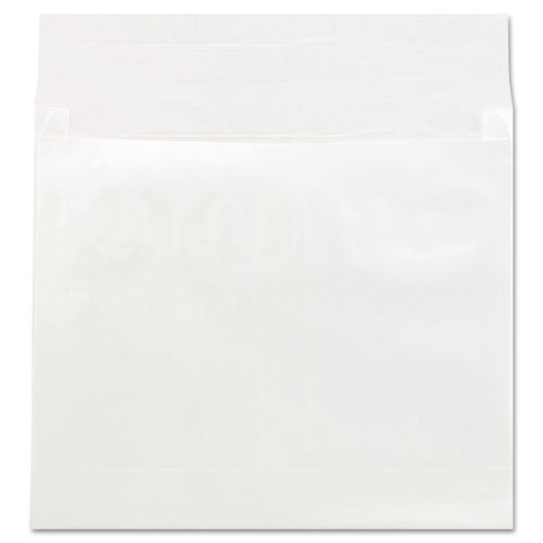 Deluxe Tyvek Expansion Envelopes, Open-side, 4" Capacity, #15 1/2, Square Flap, Self-adhesive Closure, 12 X 16, White, 50/ct