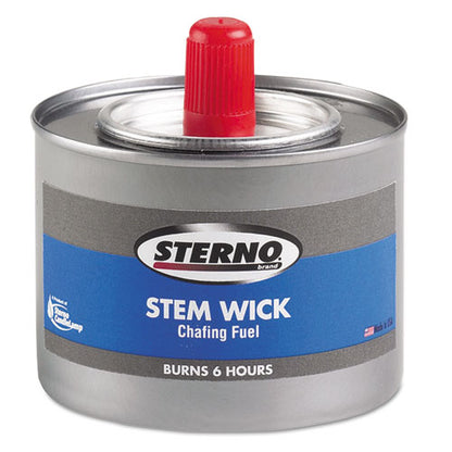 Chafing Fuel Can With Stem Wick, Methanol, 6 Hour Burn, 1.89 G, 24/carton