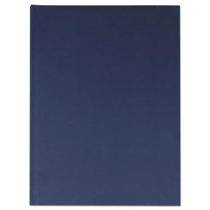 Casebound Hardcover Notebook, 1-subject, Wide/legal Rule, Dark Blue Cover, (150) 10.25 X 7.63 Sheets