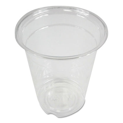 Clear Plastic Cold Cups, 12 Oz, Pet, 20 Cups/sleeve, 50 Sleeves/carton