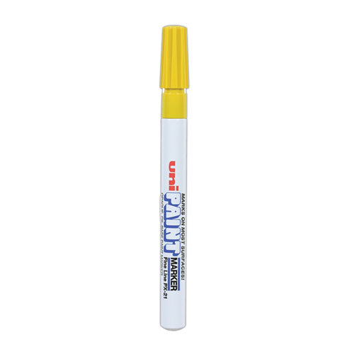 Permanent Marker, Fine Bullet Tip, Yellow