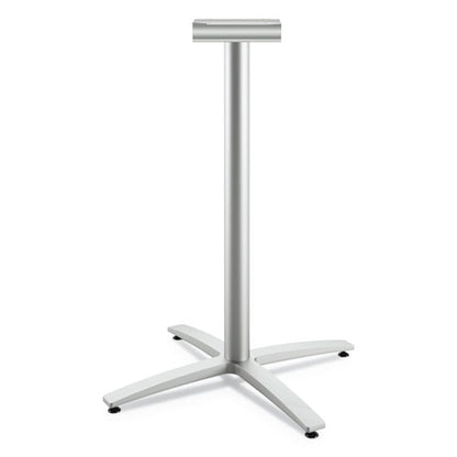 Between Standing-height X-base For 42" Table Tops, 32.68w X 41.12h, Silver