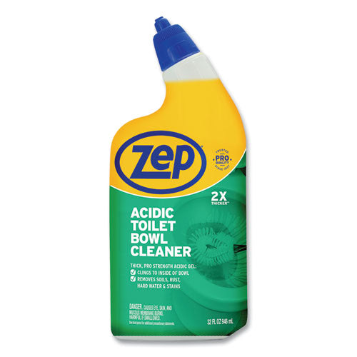 Acidic Toilet Bowl Cleaner, Mint, 32 Oz Bottle, 12/carton