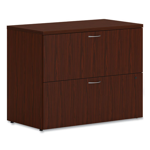 Mod Lateral File, 2 Legal/letter-size File Drawers, Traditional Mahogany, 36" X 20" X 29"