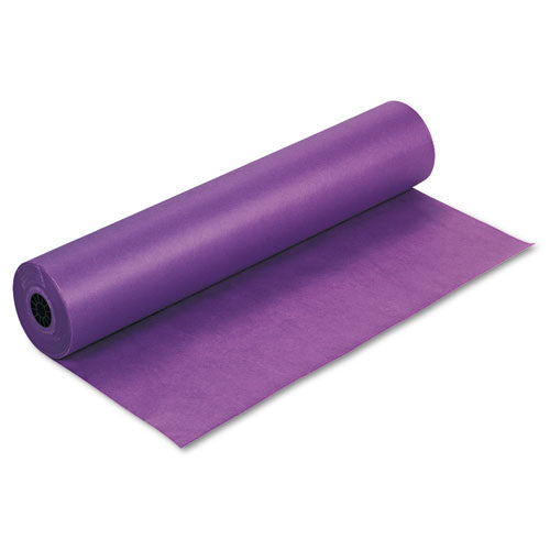 Rainbow Duo-finish Colored Kraft Paper, 35 Lb Wrapping Weight, 36" X 1,000 Ft, Purple