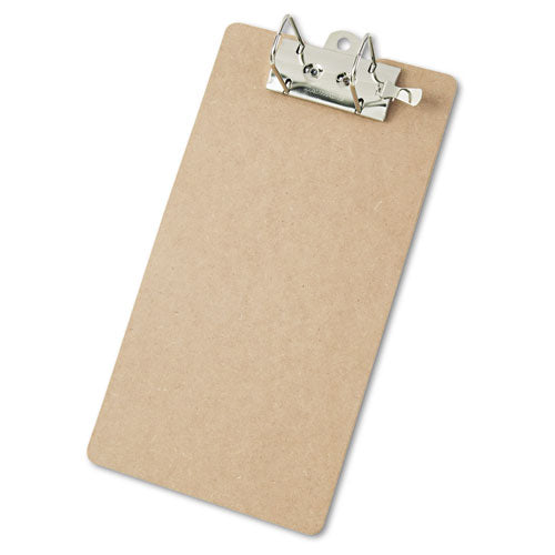 Recycled Hardboard Archboard Clipboard, 2.5" Clip Capacity, Holds 8.5 X 14 Sheets, Brown