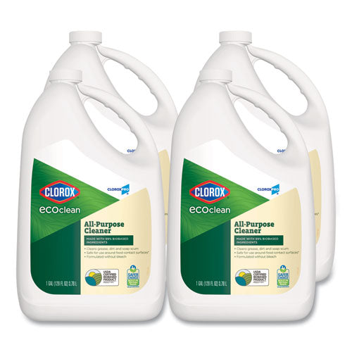 Clorox Pro Ecoclean All-purpose Cleaner, Unscented, 128 Oz Bottle, 4/carton