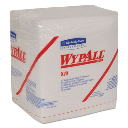 X70 Cloths, 1/4 Fold, 12.5 X 12, White, 76/pack, 12 Packs/carton