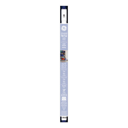 18" T8/t12, 15 W, T8 Tube, 11 W, Cool White, 6/carton