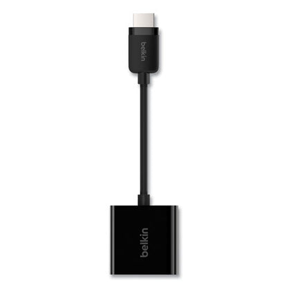 Hdmi To Vga Adapter With Micro-usb Power, 9.8", Black