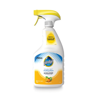 Ph-balanced Everyday Clean Multisurface Cleaner, Clean Citrus Scent, 25 Oz Trigger Spray Bottle, 6/carton