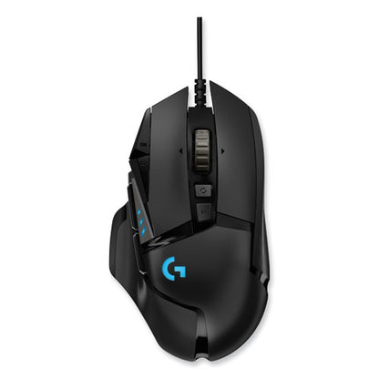 G502 Lightspeed Wireless Gaming Mouse, 2.4 Ghz Frequency/33 Ft Wireless Range, Right Hand Use, Black