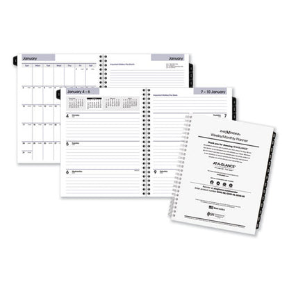 Dayminder Executive Weekly/monthly Refill, 8.75 X 7, White Sheets, 12-month (jan To Dec): 2024