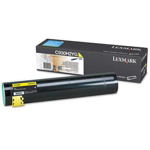 C930h2yg High-yield Toner, 24,000 Page-yield, Yellow