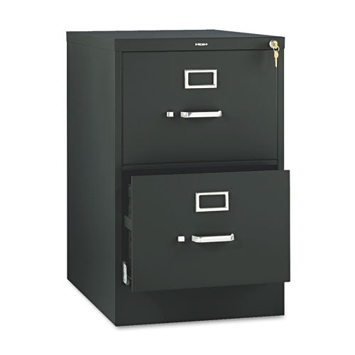 510 Series Vertical File, 2 Legal-size File Drawers, Black, 18.25" X 25" X 29"