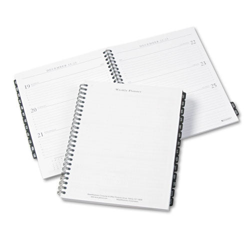 Executive Weekly/monthly Planner Refill With Hourly Appointments, 8.75 X 6.88, White Sheets, 12-month (jan To Dec): 2024