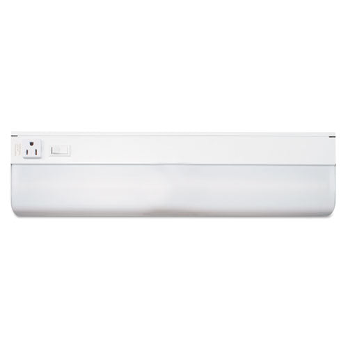 Low-profile Under-cabinet Led-tube Light Fixture With (1) 9 W Led Tube, Steel Housing, 18.25" X 4" X 1.75", White