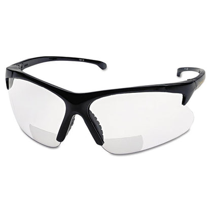 V60 30-06 Rx Safety Readers, Black Frame, Clear Lens, 2.5 Diopter