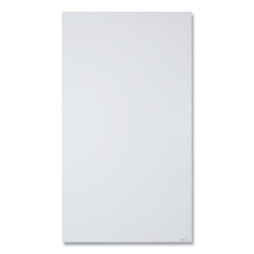 Invisamount Vertical Magnetic Glass Dry-erase Boards, 48 X 85, White Surface