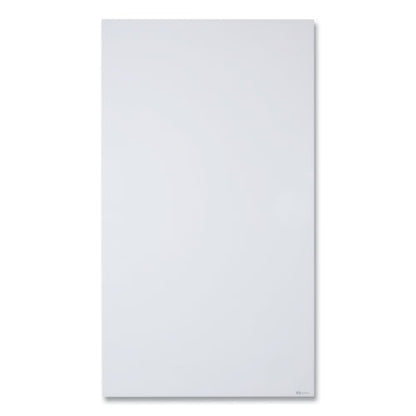 Invisamount Vertical Magnetic Glass Dry-erase Boards, 48 X 85, White Surface