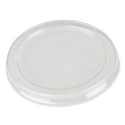 Dome Lids For 3.25" Round Containers, 3.25" Diameter, Clear, Plastic, 1,000/carton