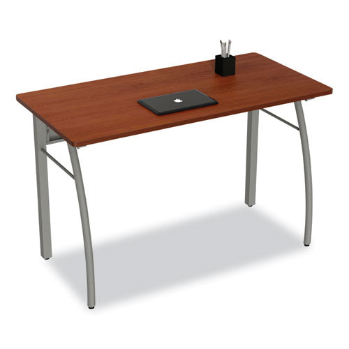 Trento Line Rectangular Desk, 47.25" X 23.63" X 29.5", Cherry