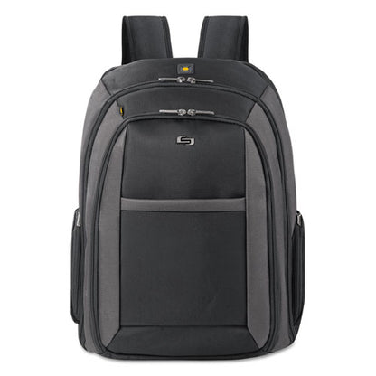 Pro Checkfast Backpack, Fits Devices Up To 16", Ballistic Polyester, 13.75 X 6.5 X 17.75, Black