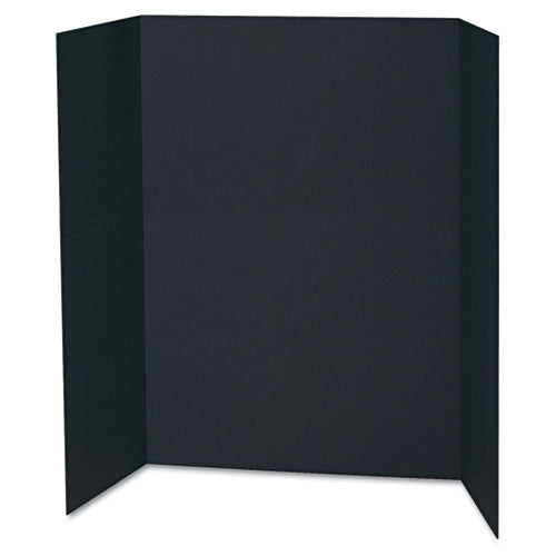 Spotlight Corrugated Presentation Display Boards, 48 X 36, Black/kraft, 24/carton