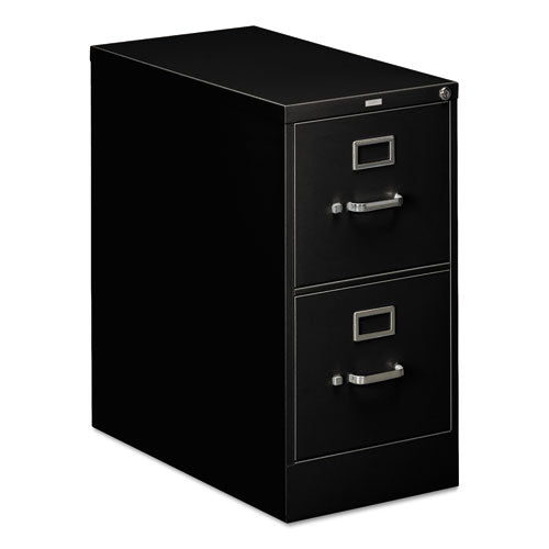 310 Series Vertical File, 2 Letter-size File Drawers, Black, 15" X 26.5" X 29"