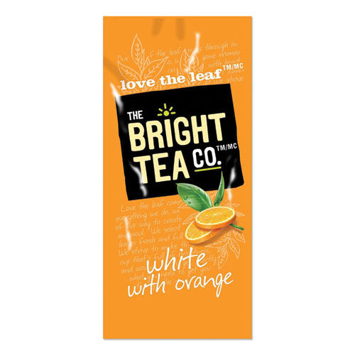 Tea Freshpack Pods, White With Orange, 0.05 Oz, 100/carton