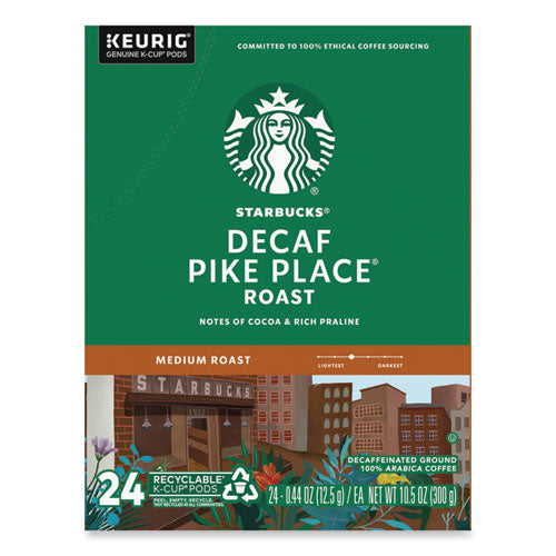 Pike Place Decaf Coffee K-cups, 96/carton