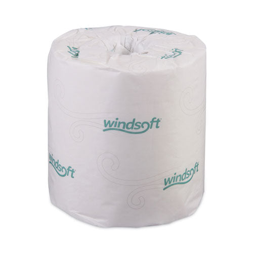 Bath Tissue, Septic Safe, Individually Wrapped Rolls, 2-ply, White, 500 Sheets/roll, 96 Rolls/carton