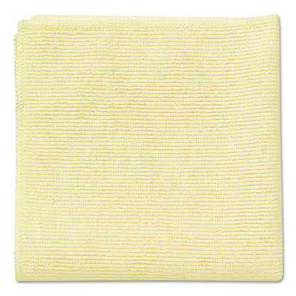 Microfiber Cleaning Cloths, 16 X 16, Yellow, 24/pack