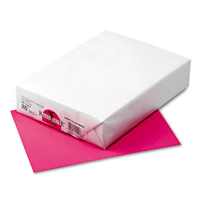 Kaleidoscope Multipurpose Colored Paper, 24 Lb Bond Weight, 8.5 X 11, Hot Pink, 500/ream