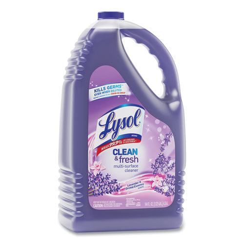 Clean And Fresh Multi-surface Cleaner, Lavender And Orchid Essence, 144 Oz Bottle