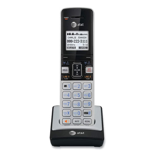 Tl86003 Cordless Telephone Handset For The Tl86103 System, Silver/black