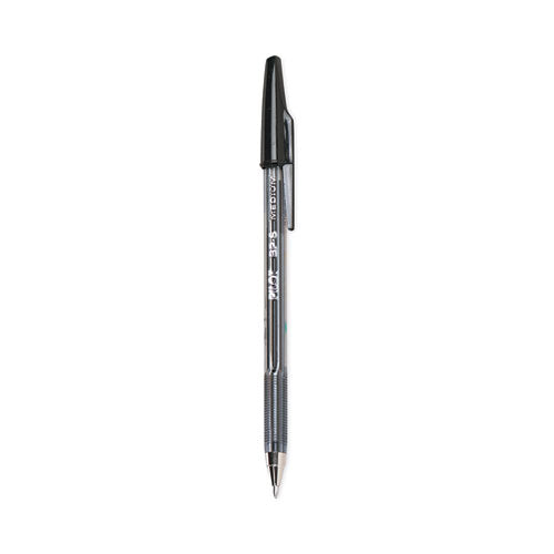 Better Ballpoint Pen, Stick, Medium 1 Mm, Black Ink, Smoke Barrel, Dozen